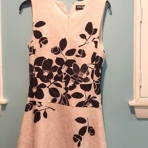 Pink and black dress